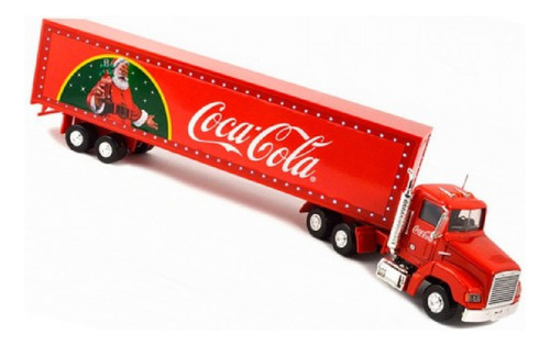 Miniatura Caminhao Caravana De Natal Coca-cola Holiday